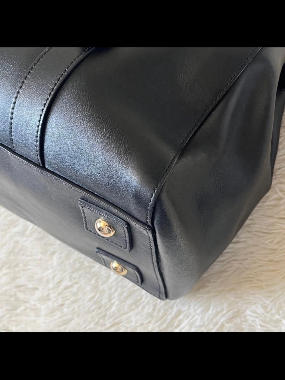 Mulberry Black Leather Bayswater-Style Top-Handle Satchel - Picture 6 of 16